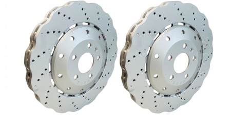 Audi R8 Rear Wavy Brake Discs